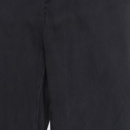 Makpl Womens Black  Denim Skinny Jeans Size 34 in L30 in