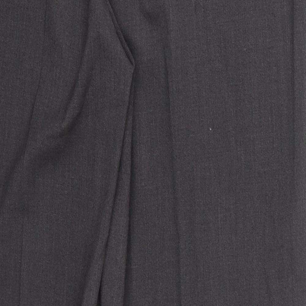 Womens UK Size 12 Marks and Spencer Regular Fit  Grey Trousers