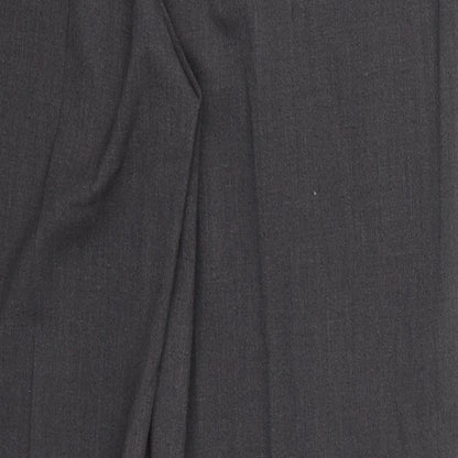 Womens UK Size 12 Marks and Spencer Regular Fit  Grey Trousers