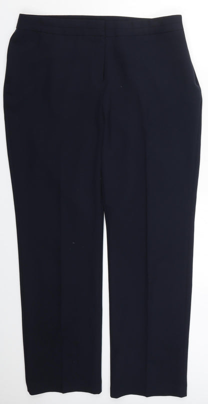 Bonmarché Womens Blue   Trousers  Size 14 L29.5 in