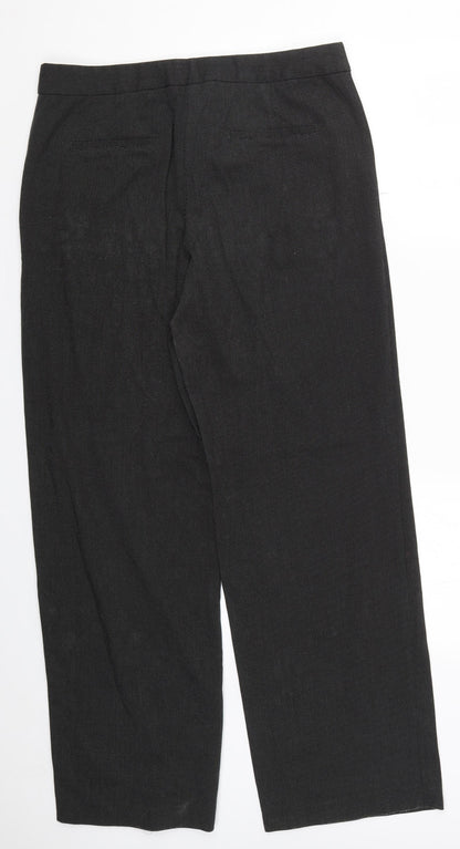 Womens UK Size 12 NEXT Regular Fit  Black Trousers