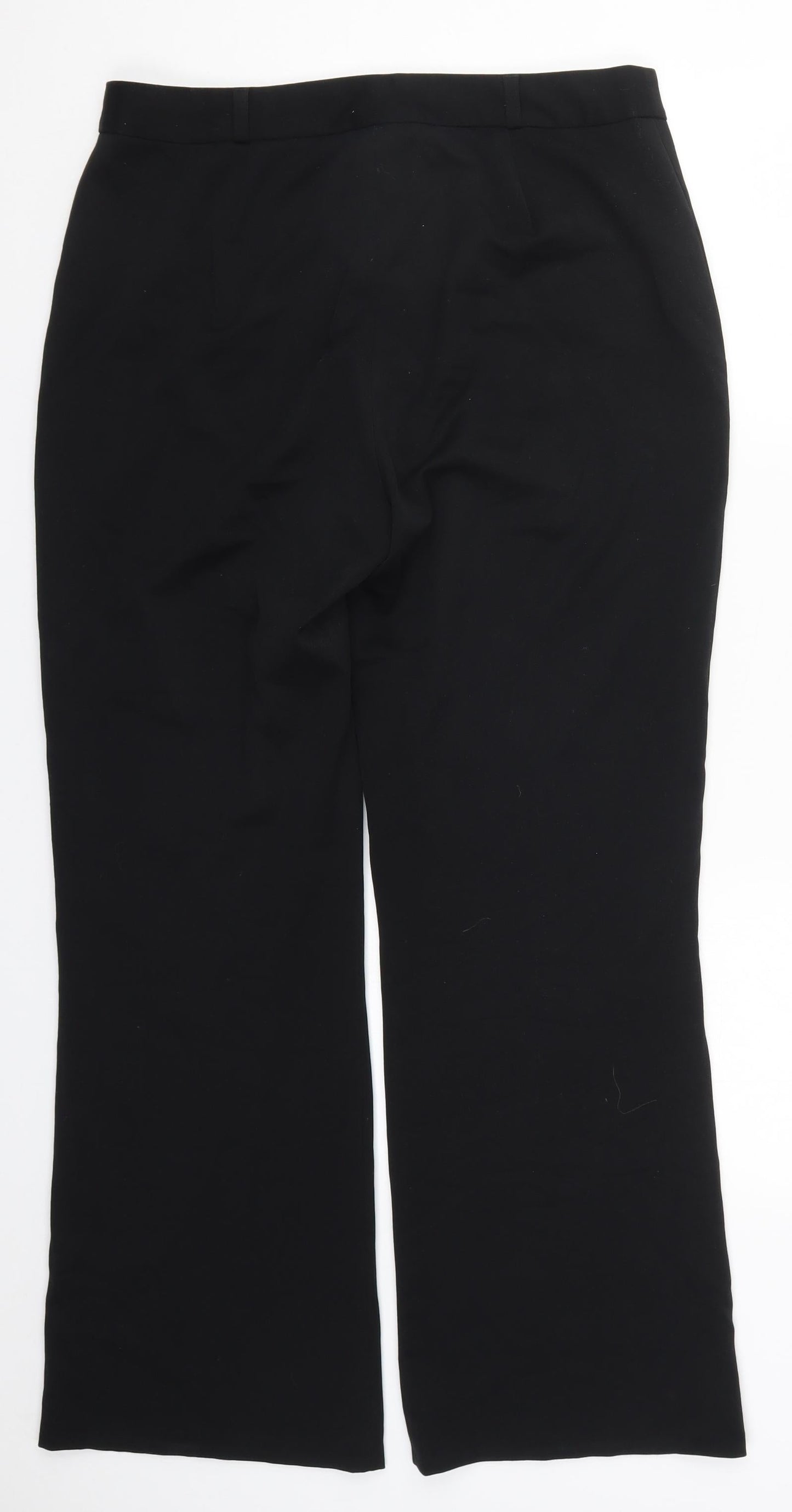 Womens UK Size 32 in CMD Regular Fit  Black Trousers