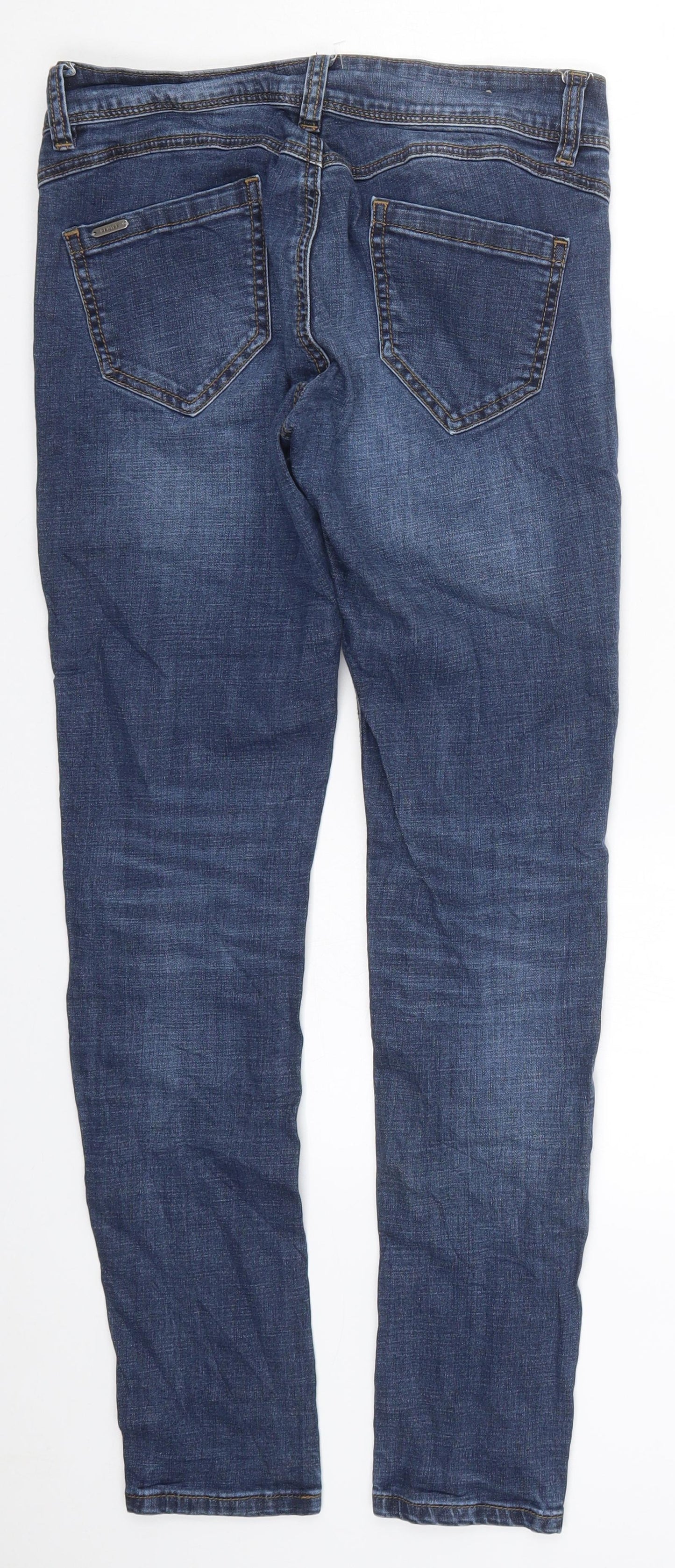 Remix Womens Blue  Denim Skinny Jeans Size 8 L29 in