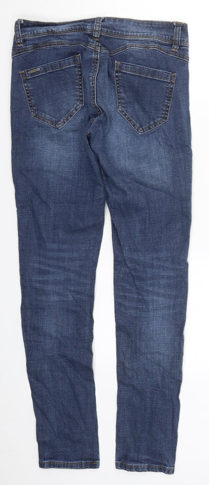 Remix Womens Blue  Denim Skinny Jeans Size 8 L29 in