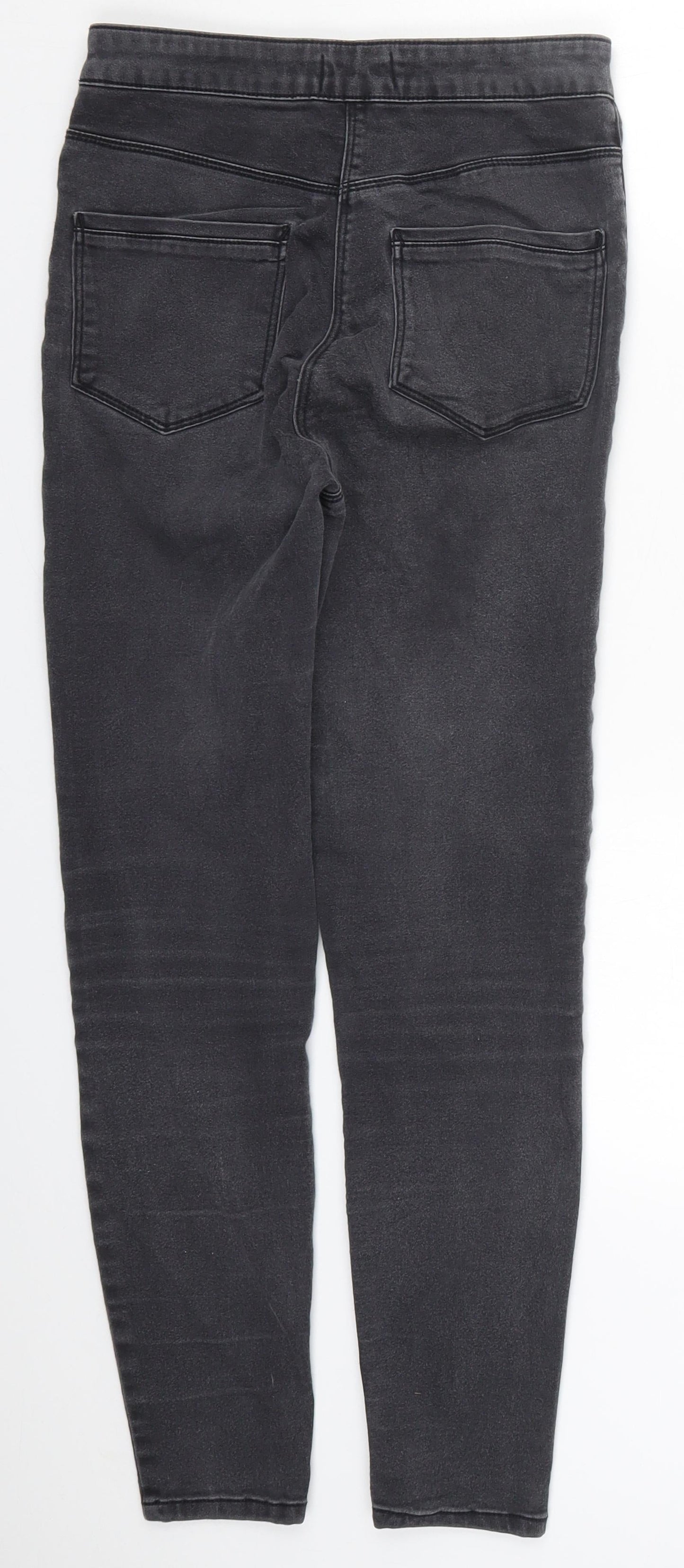 Womens UK Size 8 Papaya Regular Fit Skinny Grey Jeans