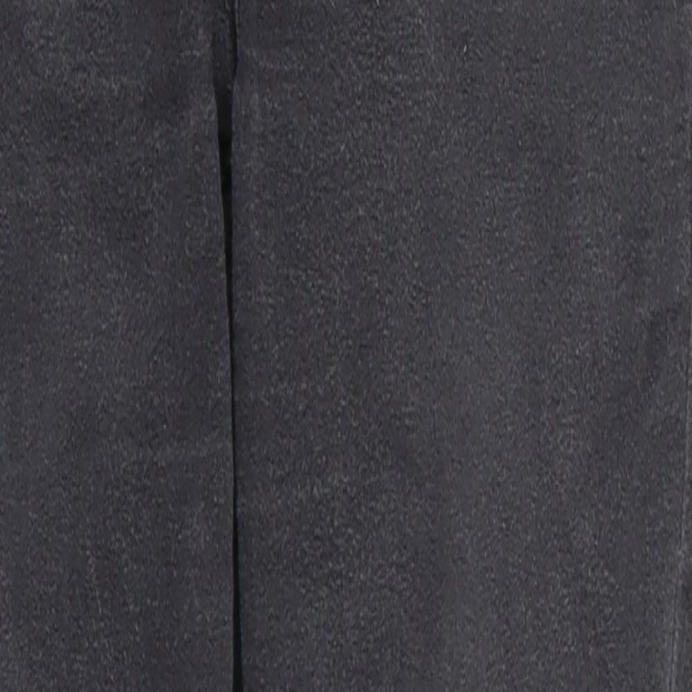 Womens UK Size 8 Papaya Regular Fit Skinny Grey Jeans