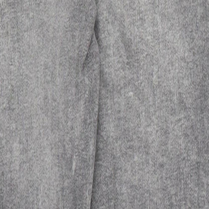 Denim Co Womens Grey  Denim Skinny Jeans Size 14 L27.5 in