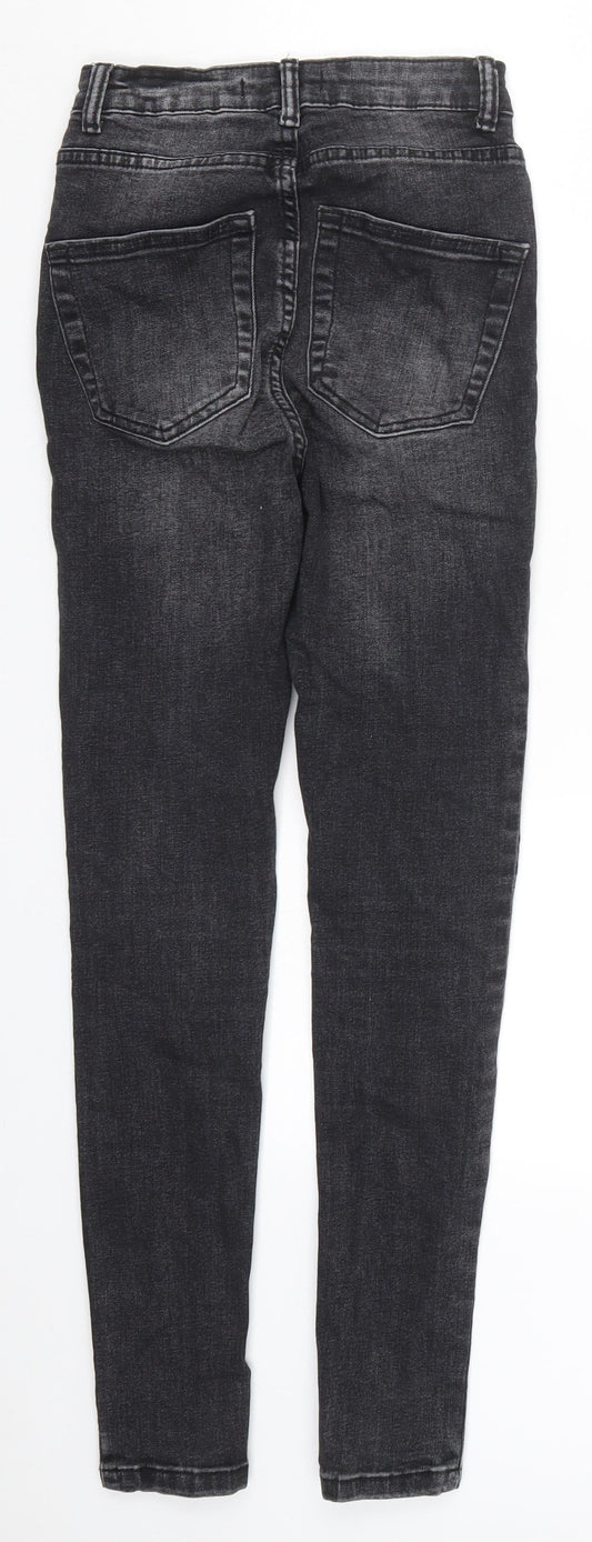 Denim Co Womens Black  Denim Skinny Jeans Size 4 L26 in