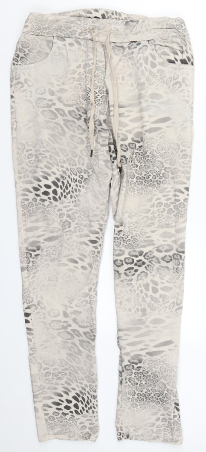 Womens UK Size 32 in Preworn Regular Fit  Beige Trousers
