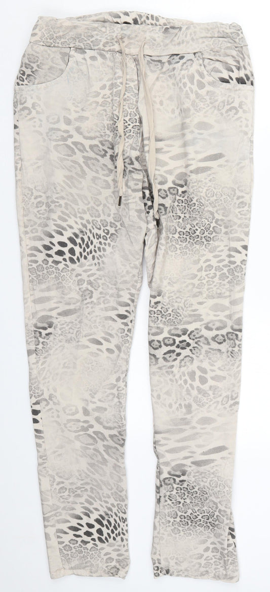 Womens UK Size 32 in Preworn Regular Fit  Beige Trousers
