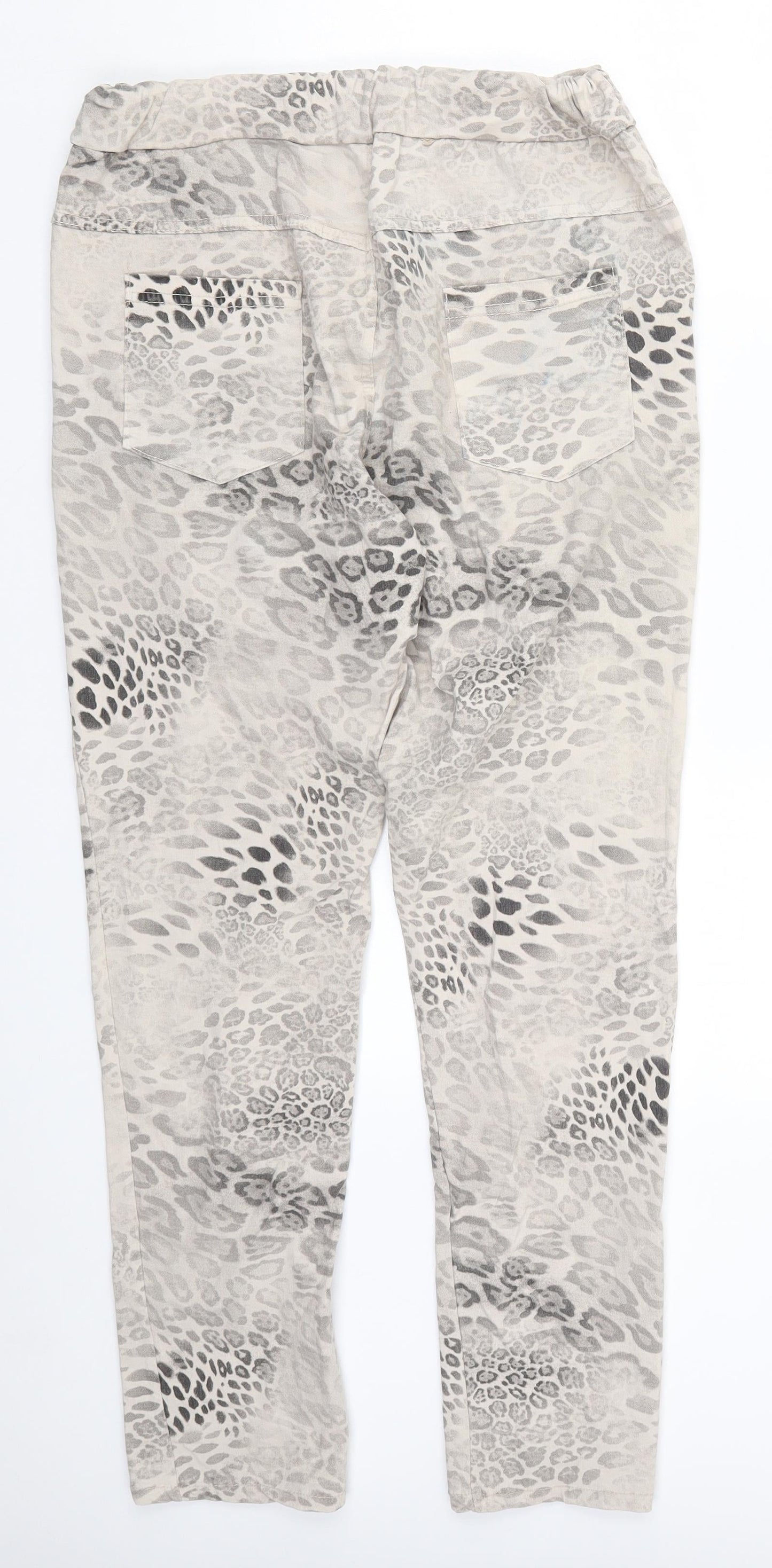 Womens UK Size 32 in Preworn Regular Fit  Beige Trousers