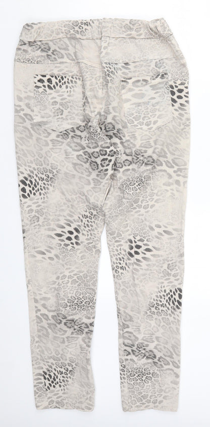 Womens UK Size 32 in Preworn Regular Fit  Beige Trousers