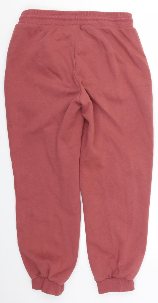 Womens UK Size 10 River Island Regular Fit Sweatpants Red Trousers