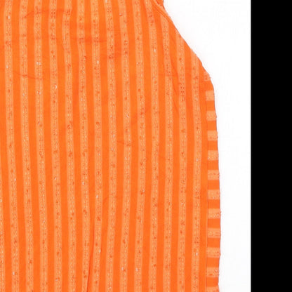 Womens UK Size 6 NEXT Orange Basic Tank