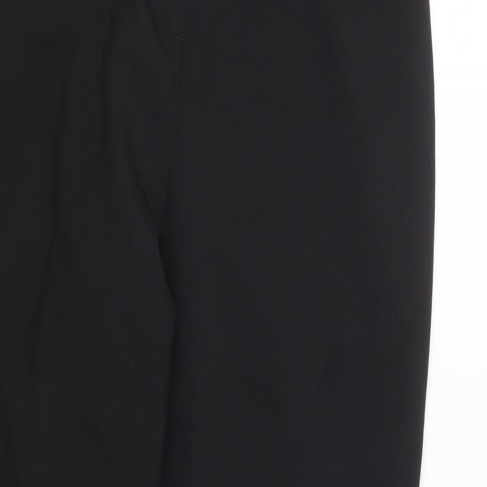 Womens UK Size 14 Papaya Regular Fit  Black Trousers