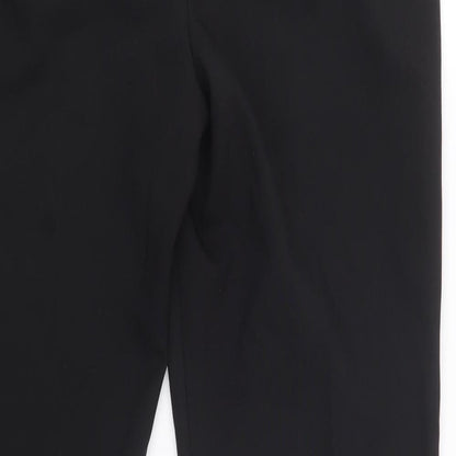 Womens UK Size 14 Papaya Regular Fit  Black Trousers