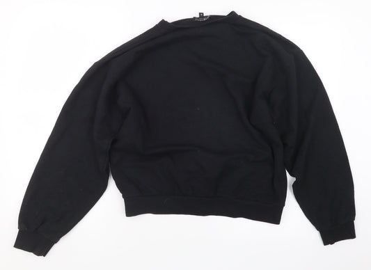 I SAW IT FIRST Womens Black   Pullover Jumper Size M