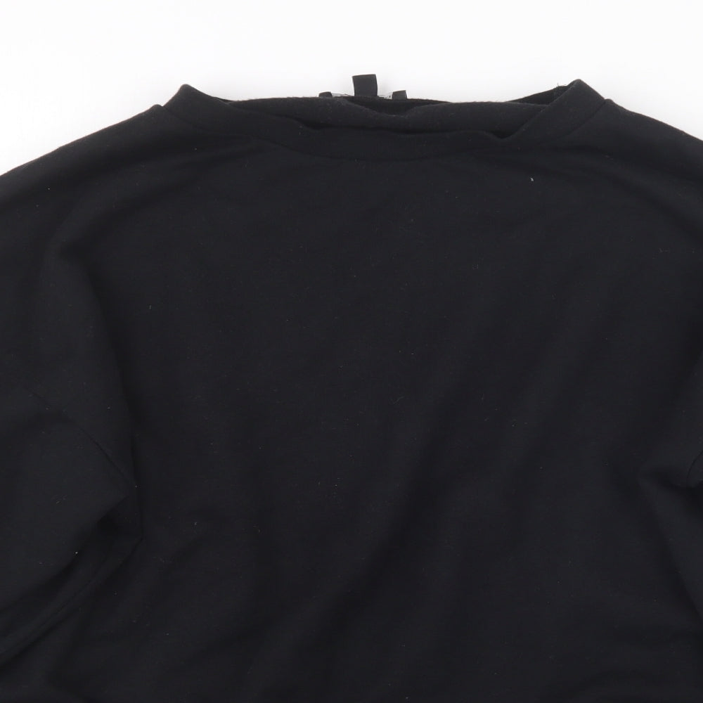 I SAW IT FIRST Womens Black   Pullover Jumper Size M