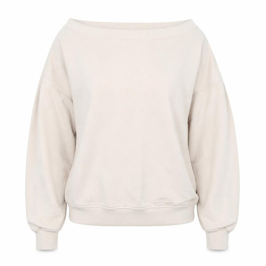 Front view of Missguided women’s beige jumper, size UK 8