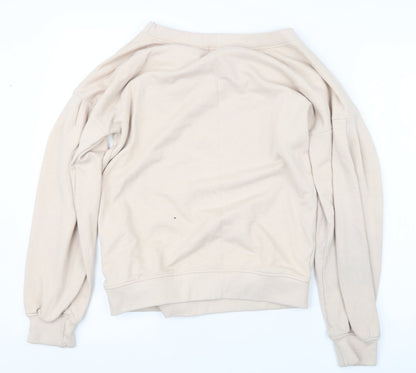 Womens UK Size 8 Missguided Beige Pullover Jumper