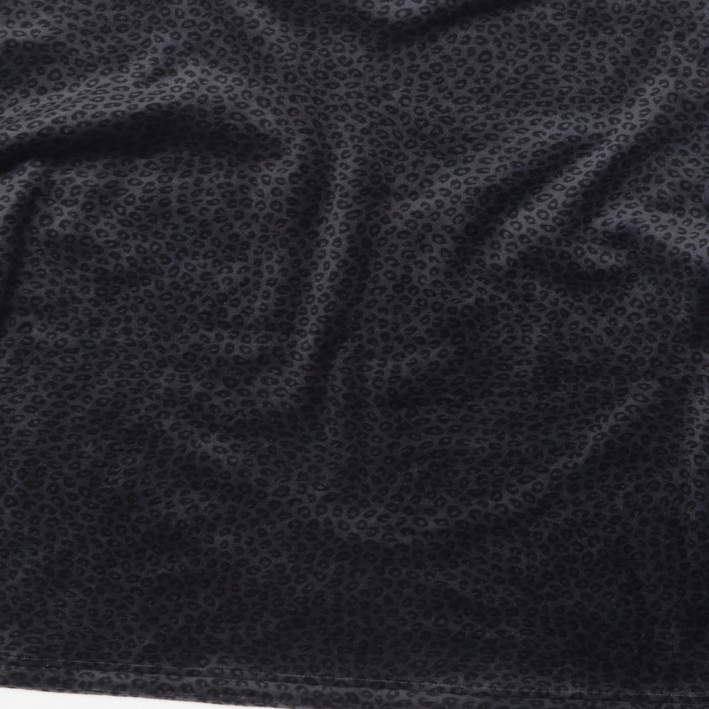 Primark Womens Grey Animal Print  Pullover Jumper Size 10