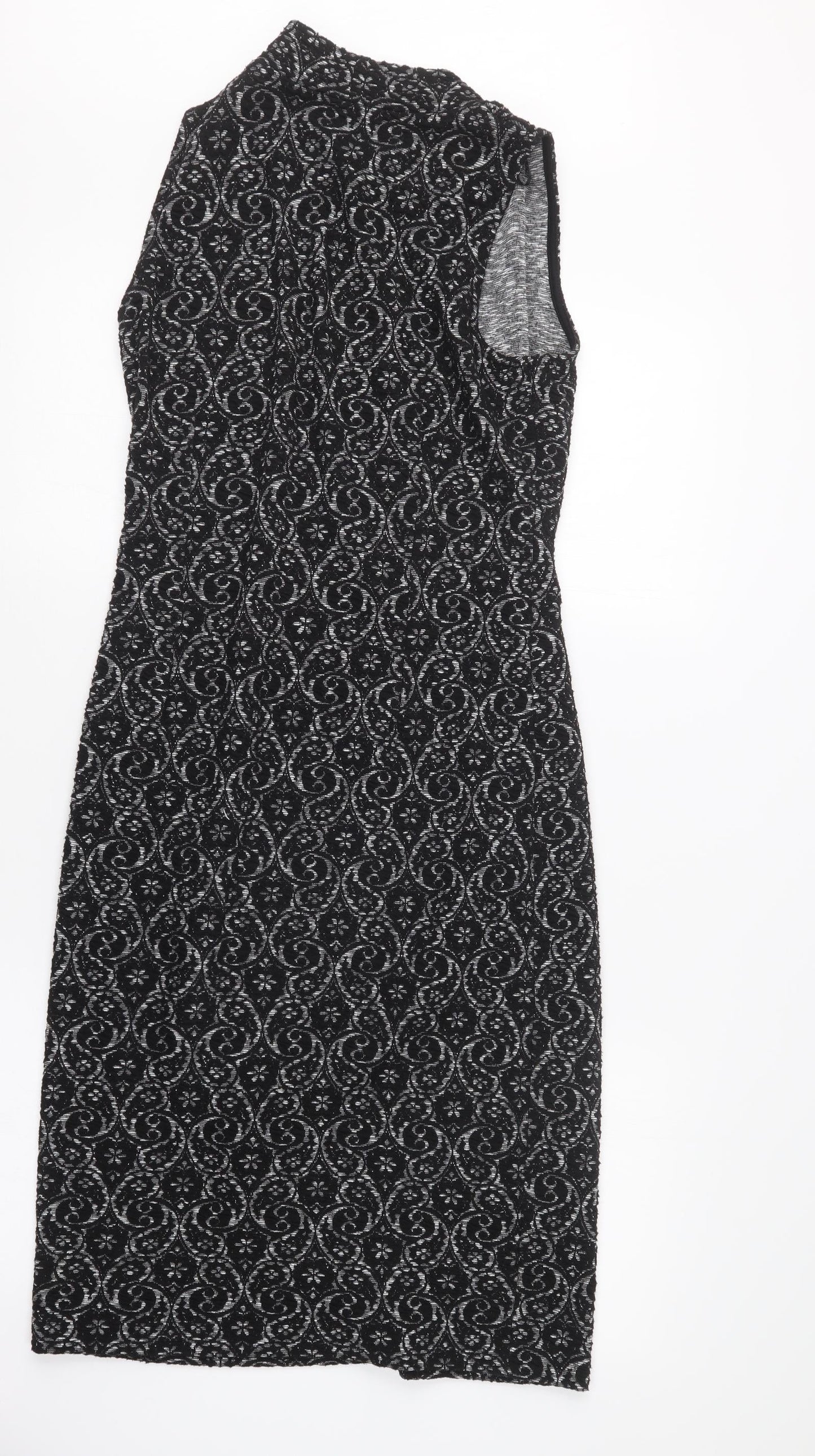 NEXT Womens Black   Shirt Dress  Size 8