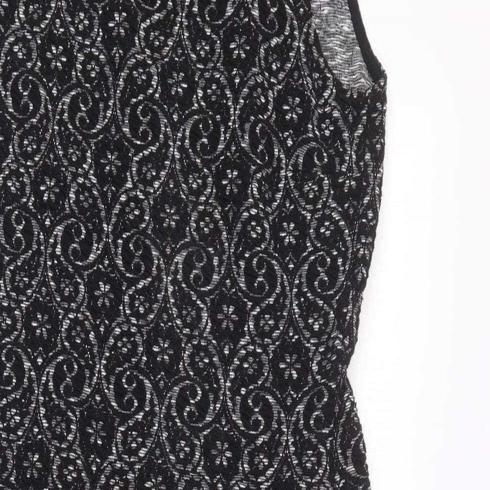 NEXT Womens Black   Shirt Dress  Size 8