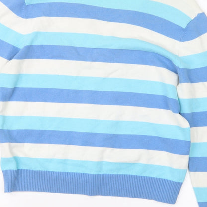 Womens UK Size M FABRIZIO Blue Pullover Jumper