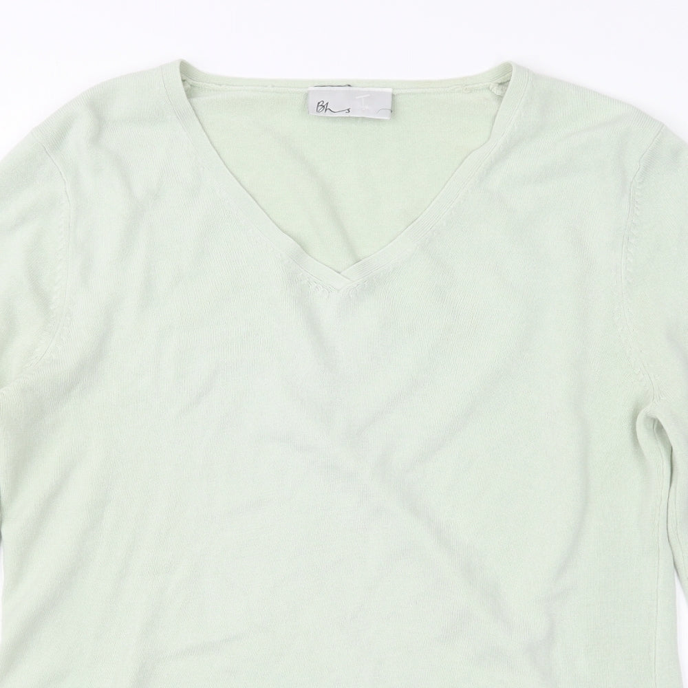 BHS Womens Green  Knit Pullover Jumper Size 12