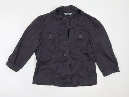 Red Herring Womens Grey   Jacket Blazer Size 14