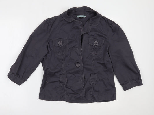 Red Herring Womens Grey   Jacket Blazer Size 14