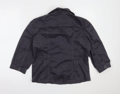 Red Herring Womens Grey   Jacket Blazer Size 14