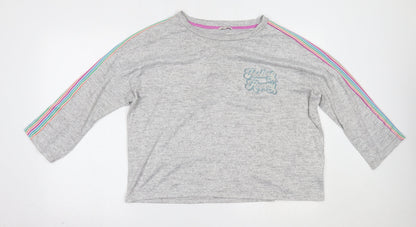 Womens UK Size 14 TU Grey Basic Blouse
