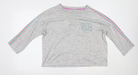 Womens UK Size 14 TU Grey Basic Blouse