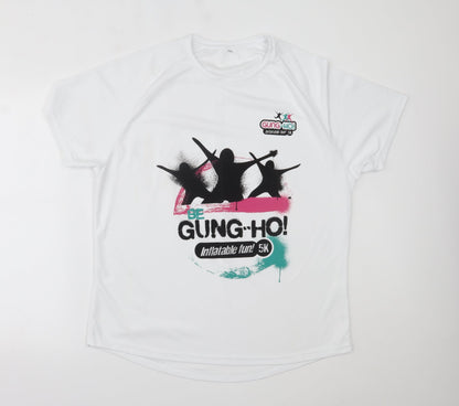 Mens UK Size 2XL Preworn White  T-Shirt