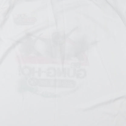 Mens UK Size 2XL Preworn White  T-Shirt