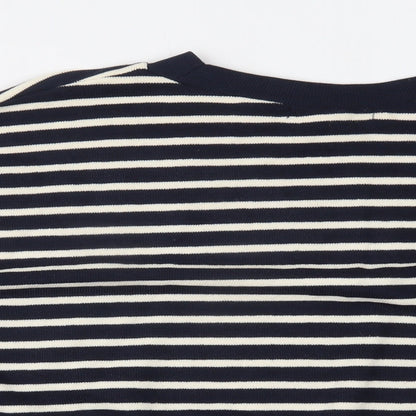 Primark Womens Blue Striped  Pullover Jumper Size S