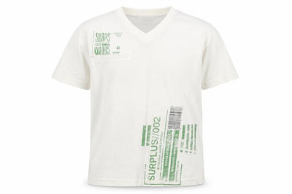 Front view of George boys’ white basic t-shirt, size 8-9, years