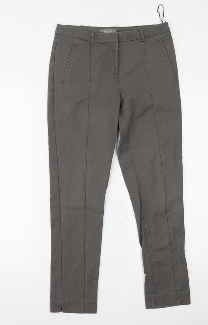 Womens UK Size 8 Oasis Regular Fit  Grey Trousers