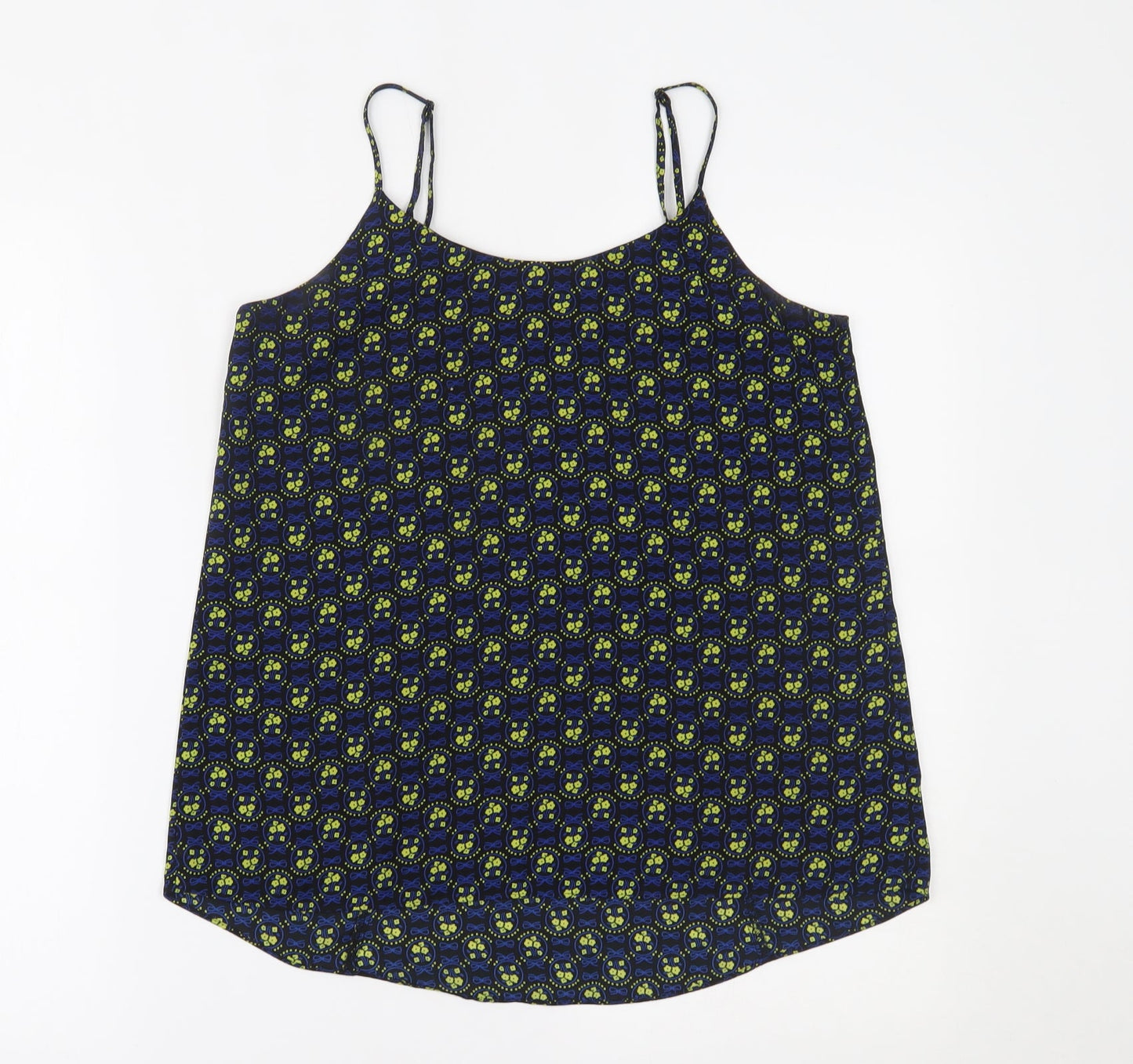 Womens UK Size 8 Oasis Blue Camisole Tank