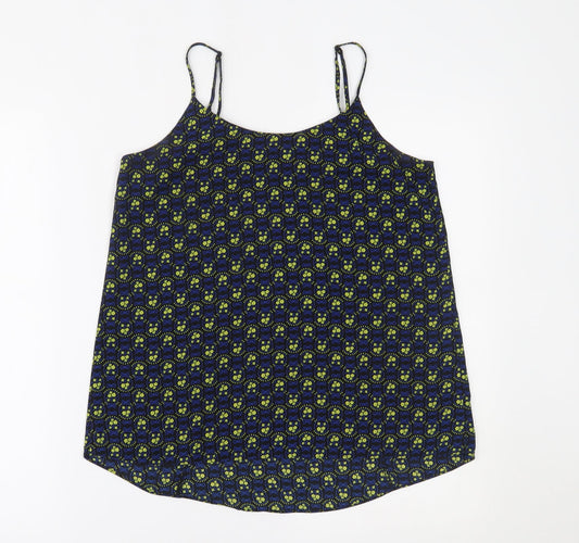 Womens UK Size 8 Oasis Blue Camisole Tank