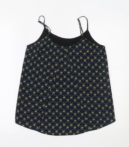 Womens UK Size 8 Oasis Blue Camisole Tank