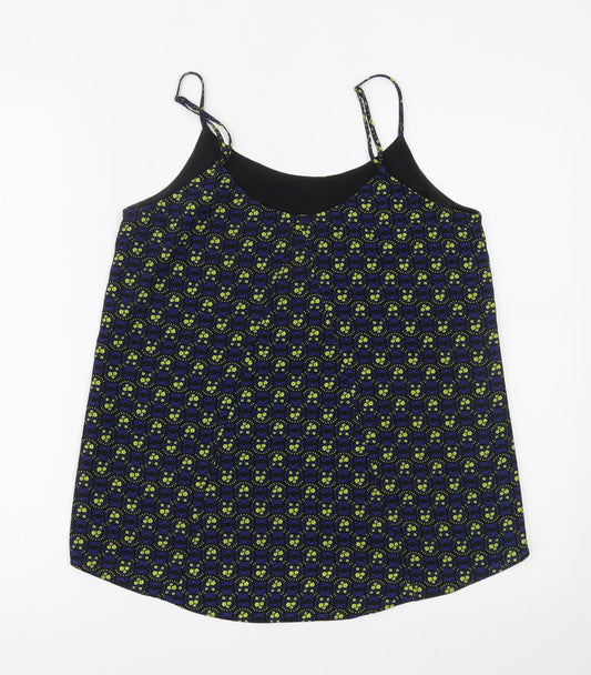 Womens UK Size 8 Oasis Blue Camisole Tank