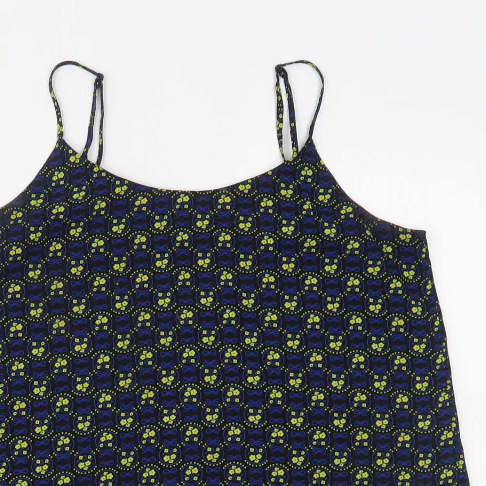 Womens UK Size 8 Oasis Blue Camisole Tank