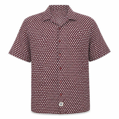Jacob Harris Mens Red    Button-Up Size M