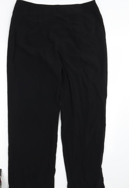 Womens UK Size 16 Gerry Weber Regular Fit  Black Trousers
