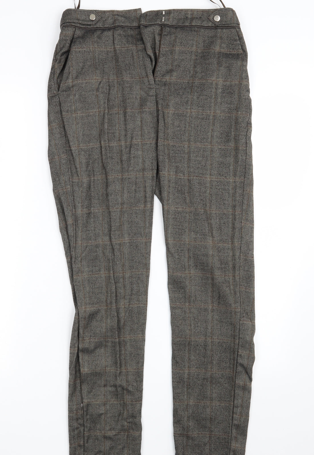 F&F Womens Brown   Trousers  Size 6 L27 in