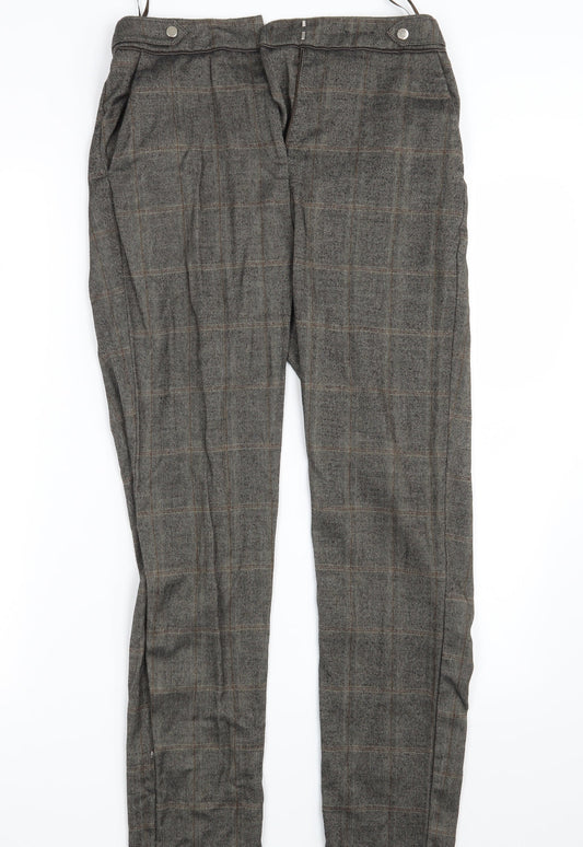 F&F Womens Brown   Trousers  Size 6 L27 in