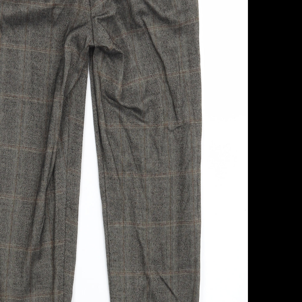 F&F Womens Brown   Trousers  Size 6 L27 in
