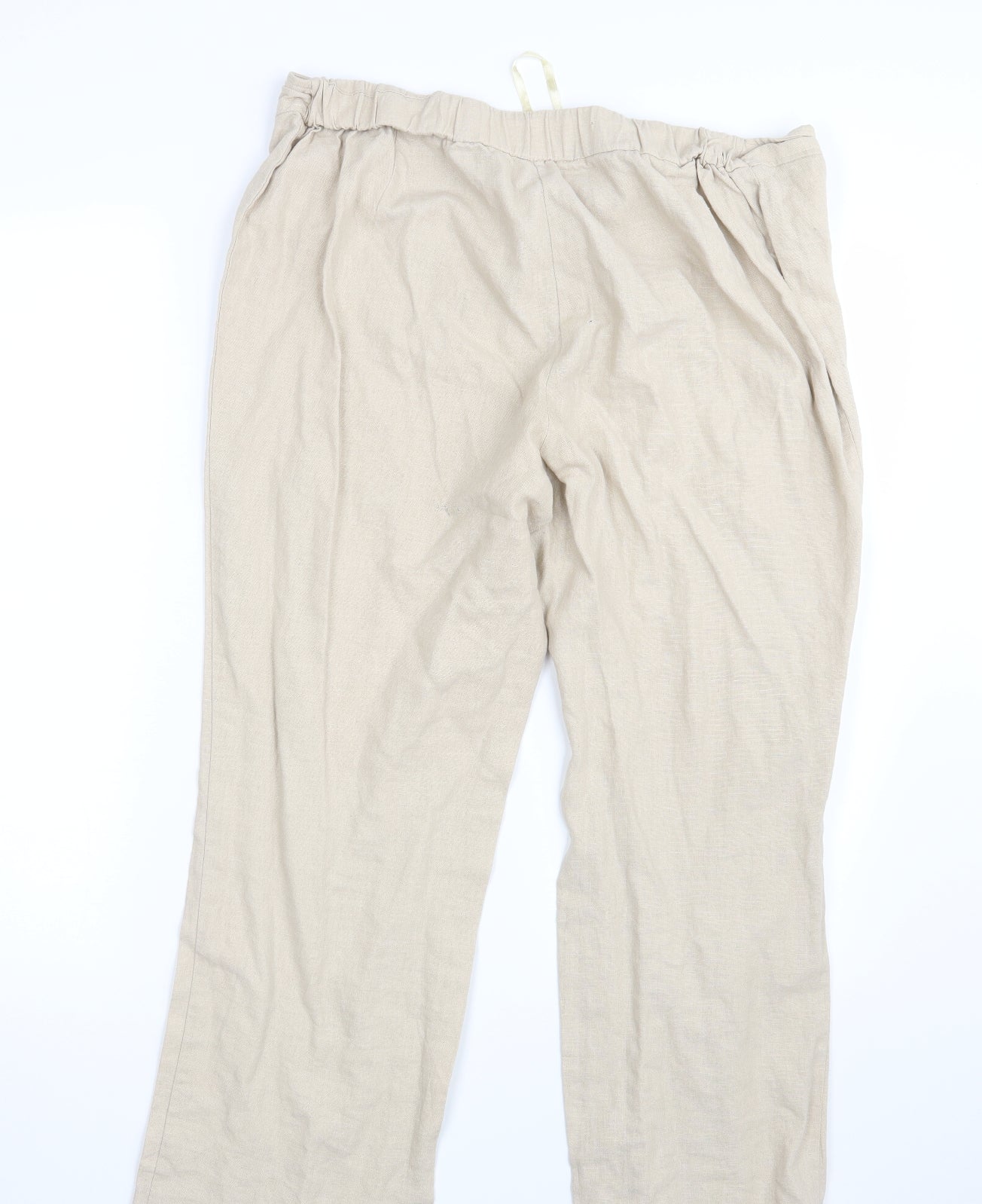 E Womens Beige   Bloomer Trousers Size 14 L25 in